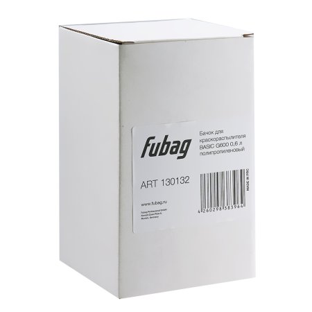 FUBAG Бачок для краскораспылителя BASIC G600, 0.6л полипропиленовый FUBAG (Фубаг) FUBAG Бачок для краскораспылителя BASIC G600, 0.6л полипропиленовый в Томске фото