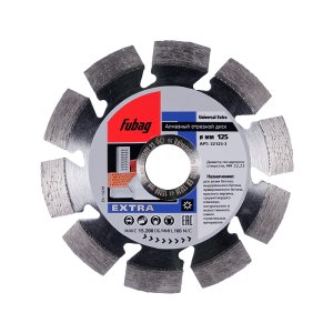 Алмазный отрезной диск FUBAG Universal Extra D125 мм/ 22.2 мм Алмазный отрезной диск FUBAG Universal Extra D125 мм/ 22.2 мм в Томске фото