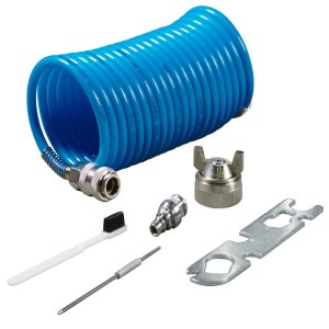 FUBAG Набор пневмоинструмента Basic S1000 3 предмета карт. коробка (Краскораспылитель с нижним бачком 1 л, спиральный шланг 5 м,  дополнительного сопло 2 мм с воздушной головкой и иглой) Fubag (Фубаг) FUBAG Набор пневмоинструмента Basic S1000 3 предмета карт. коробка (Краскораспылитель с нижним бачком 1 л, спиральный шланг 5 м,  дополнительного сопло 2 мм с воздушной головкой и иглой) Fubag (Фубаг)