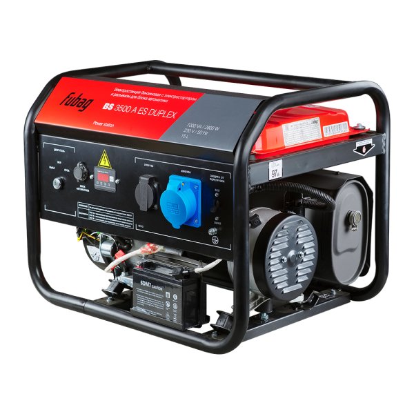Бензиновый генератор FUBAG BS 3500 A ES DUPLEX в Томске фото